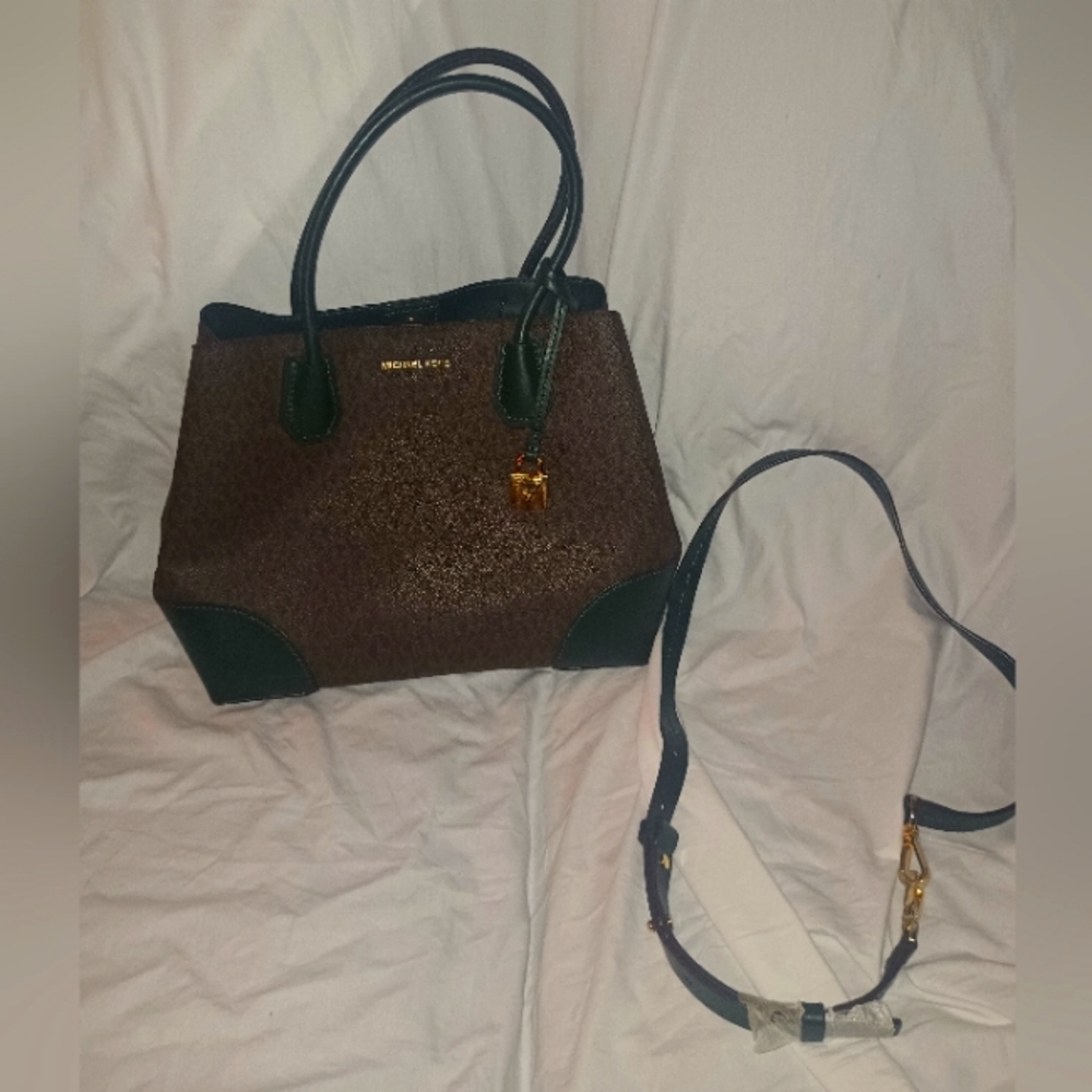 Michael Kors Women's Bag - Brown/Green